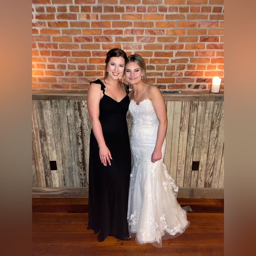 Black bridesmaids dress